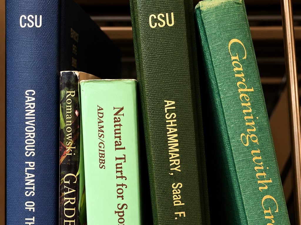 Dr. Saad F. Alshammary's bound PhD thesis on a Colorado State University library shelf